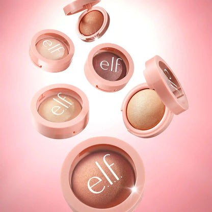 Halo Glow Silky Powder Highlighter - Warm Gold