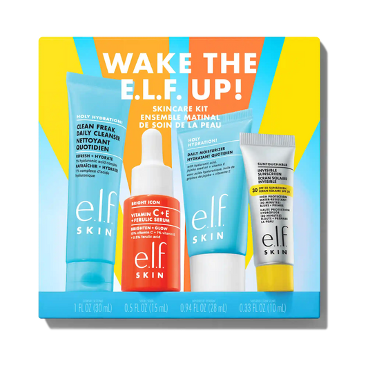 Wake the e.l.f. Up Skincare Kit