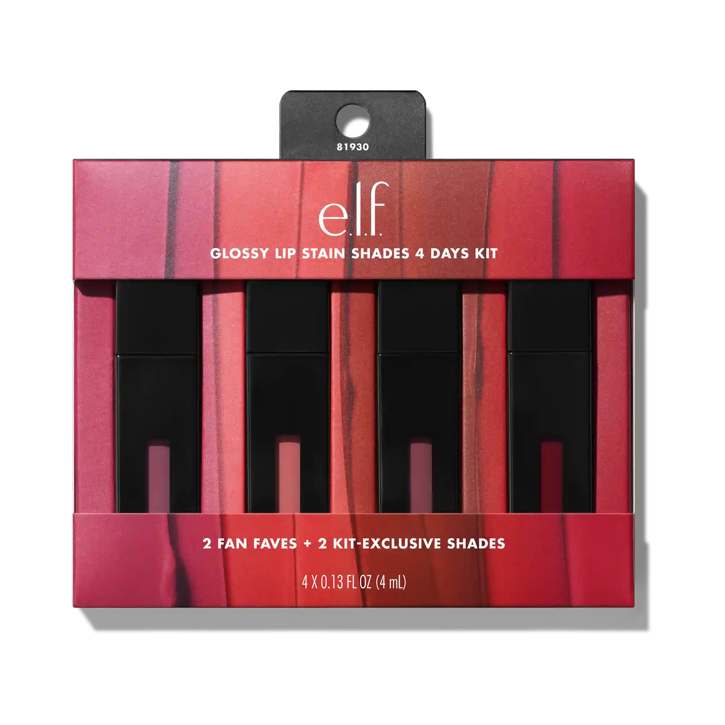 Glossy Lip Stain Shades 4 Days Kit