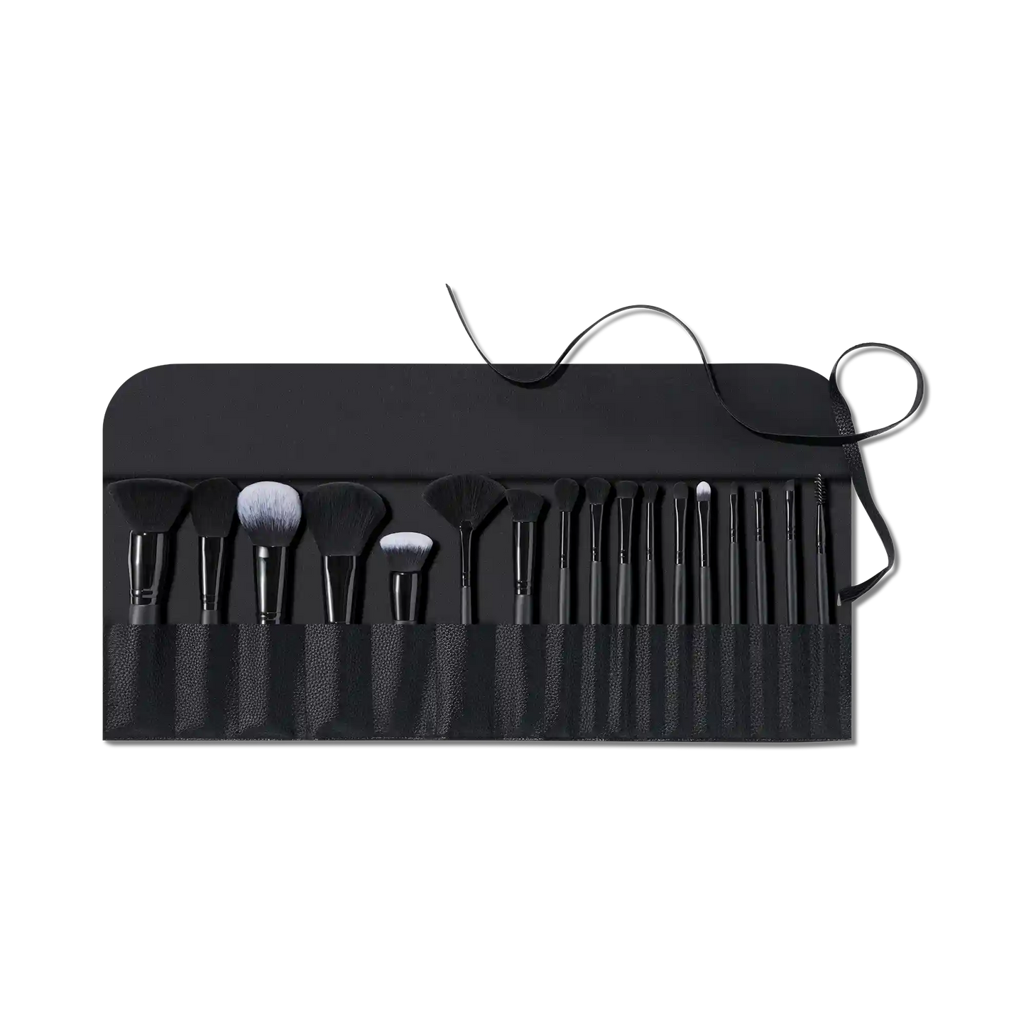 17-Piece Ultimate Makeup Brush Set & Travel Roll