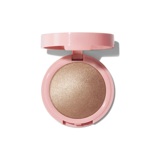 Halo Glow Silky Powder Highlighter - Warm Gold